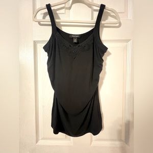 White House Black Market Black Tank Top XS